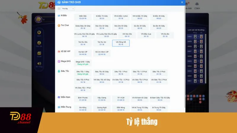 Tỷ lệ thắng