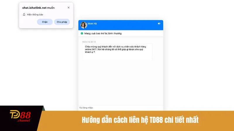 Hướng dẫn cách liên hệ TD88 chi tiết nhất