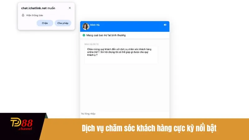 Dịch vụ chăm sóc khách hàng cực kỳ nổi bật